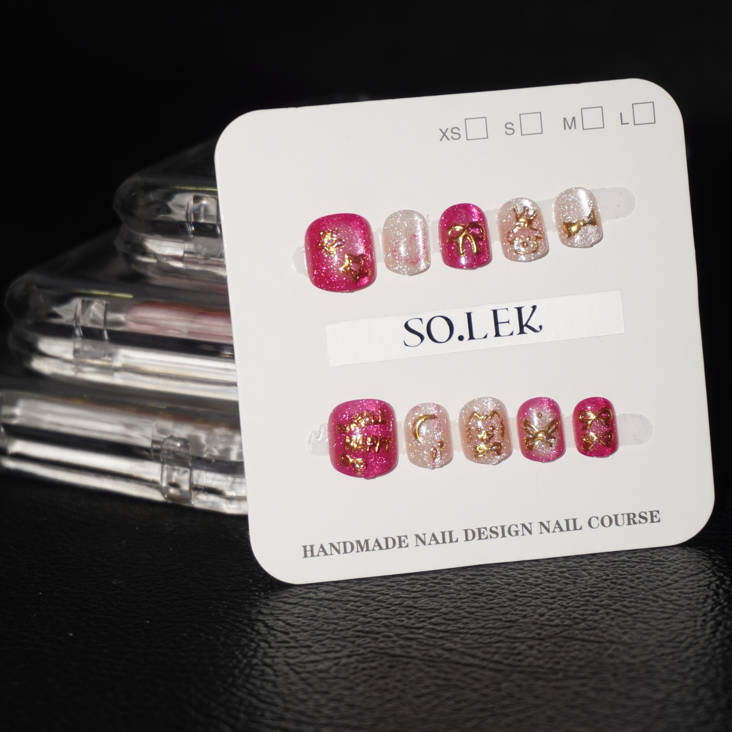 PREMIUM HAND-PAINTED STICK-ON NAILS (KIDS)