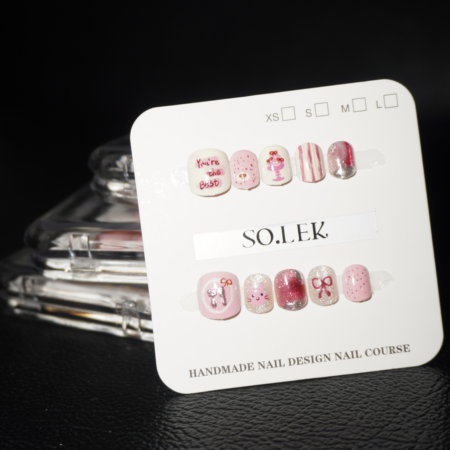 PREMIUM HAND-PAINTED STICK-ON NAILS (KIDS)