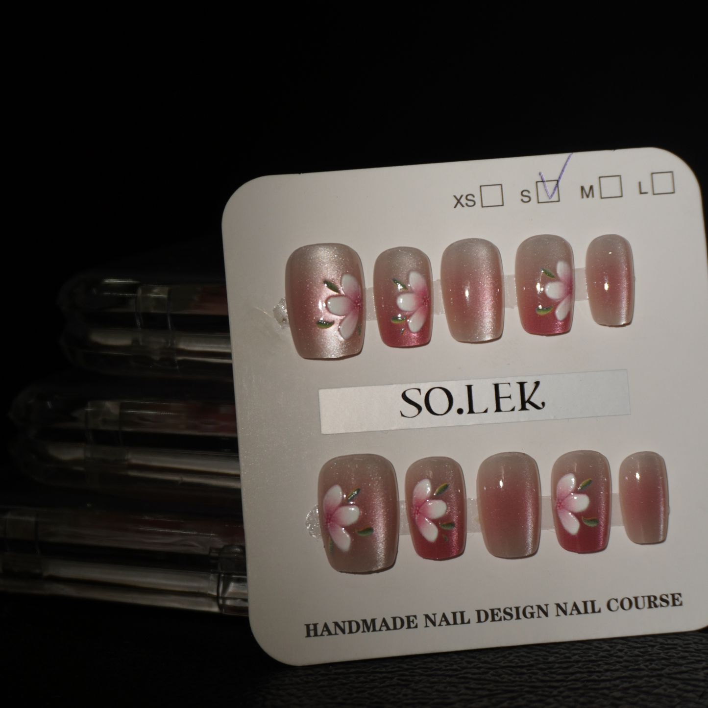 PREMIUM HAND-PAINTED STICK-ON NAILS (ADULT)