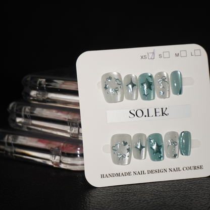 PREMIUM HAND-PAINTED STICK-ON NAILS (ADULT)