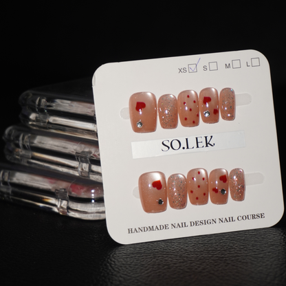 PREMIUM HAND-PAINTED STICK-ON NAILS (ADULT)