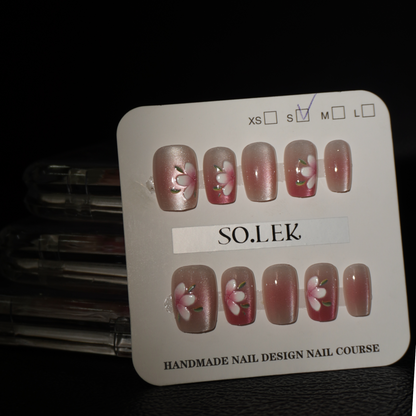 PREMIUM HAND-PAINTED STICK-ON NAILS (ADULT)