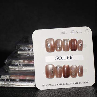 PREMIUM HAND-PAINTED STICK-ON NAILS (ADULT)