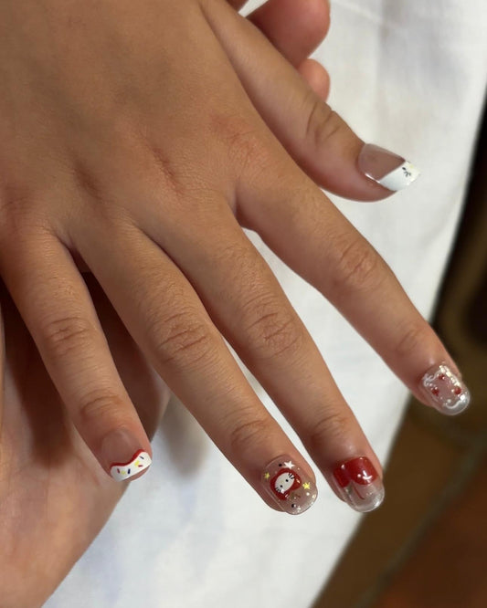 PREMIUM HAND-PAINTED STICK-ON NAILS (KIDS)